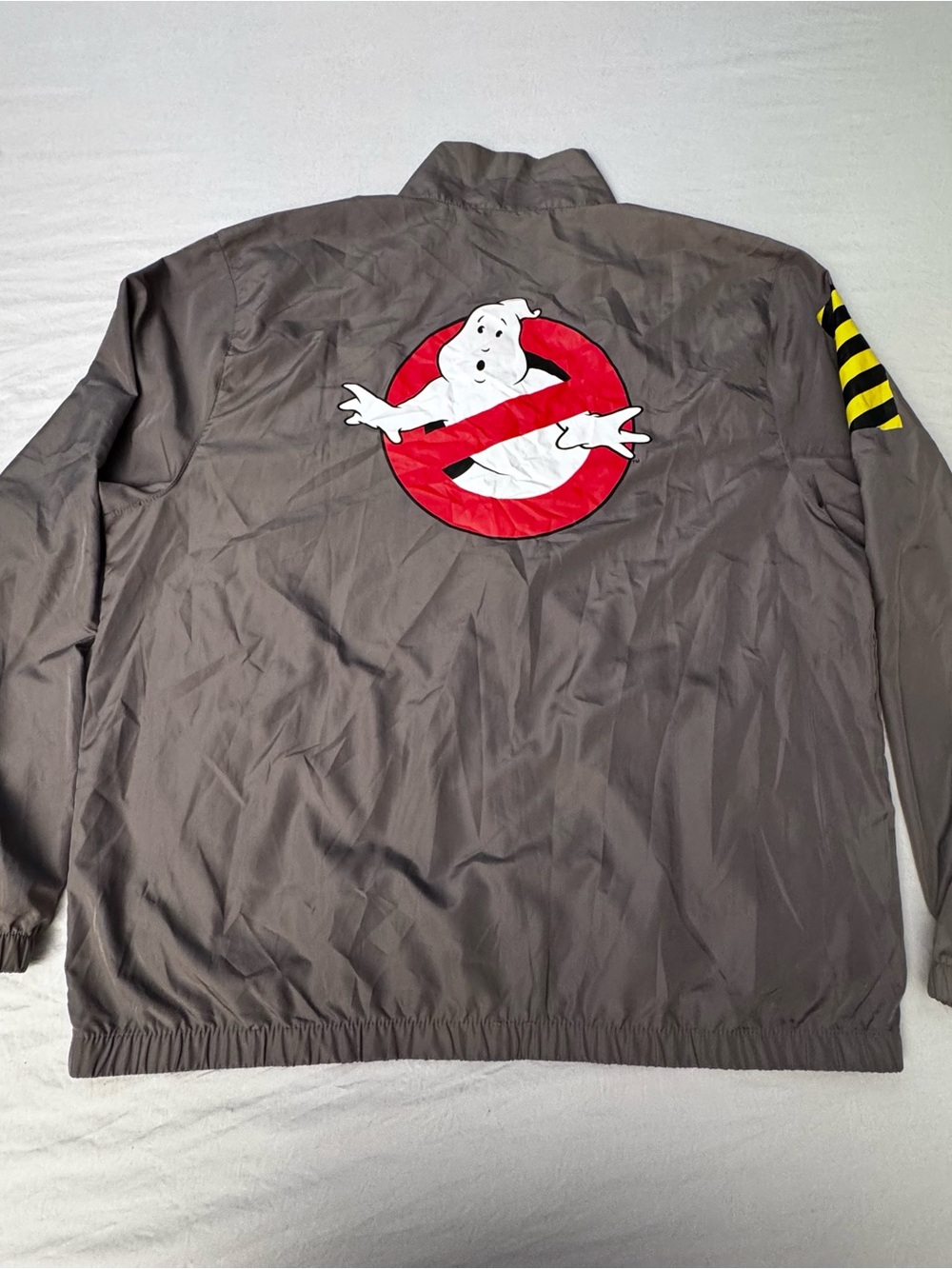 Ghostbusters Lootwear Exclusive Windbreaker Jacket Size XL Lootcrate Zip Up Logo